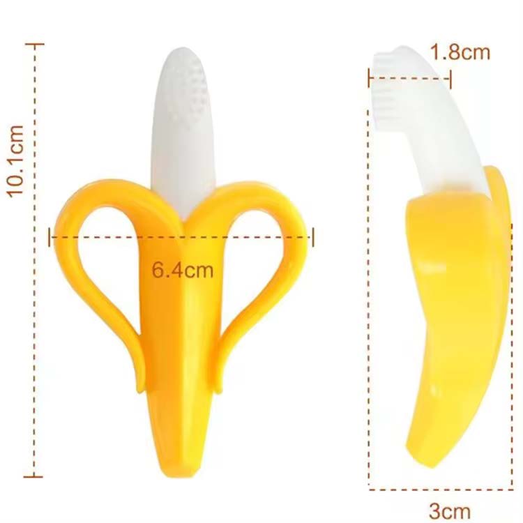 BABYDISE Baby Banana Teether Toothbrush
