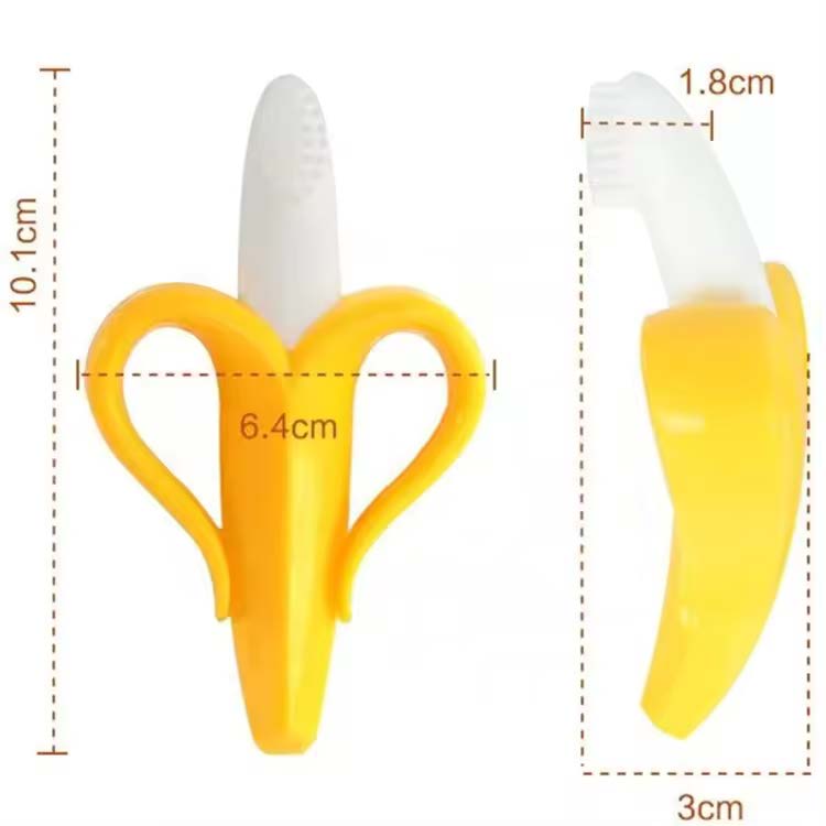 BABYDISE Baby Banana Teether Toothbrush