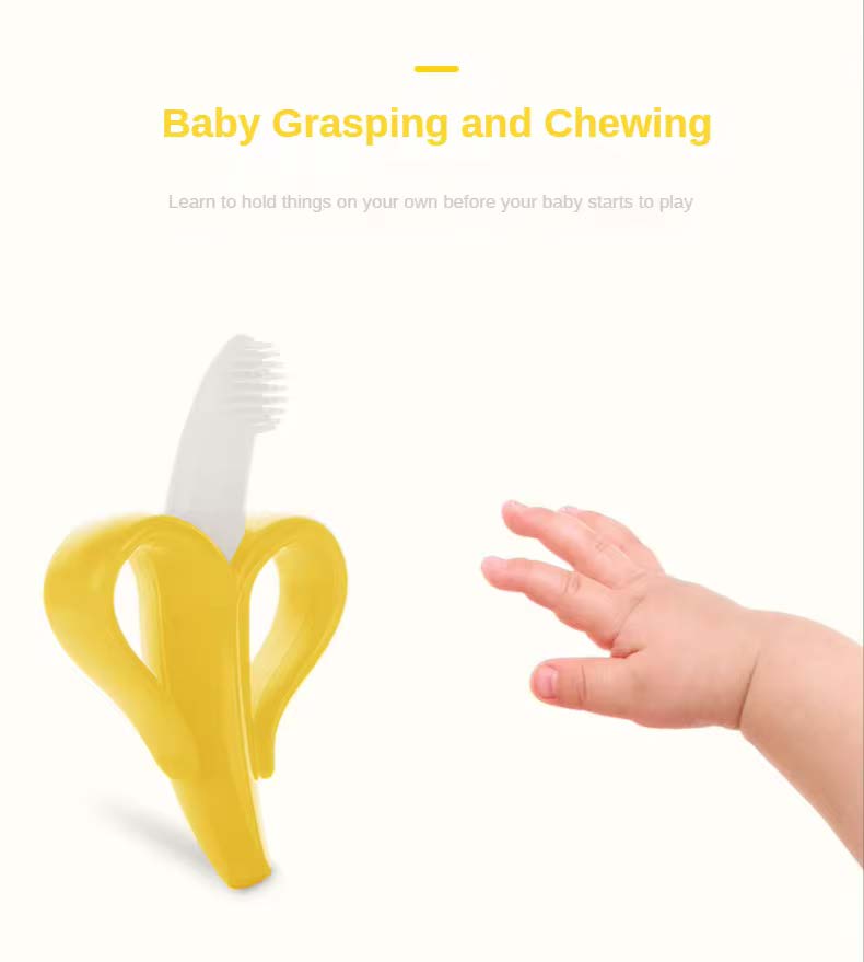BABYDISE Baby Banana Teether Toothbrush