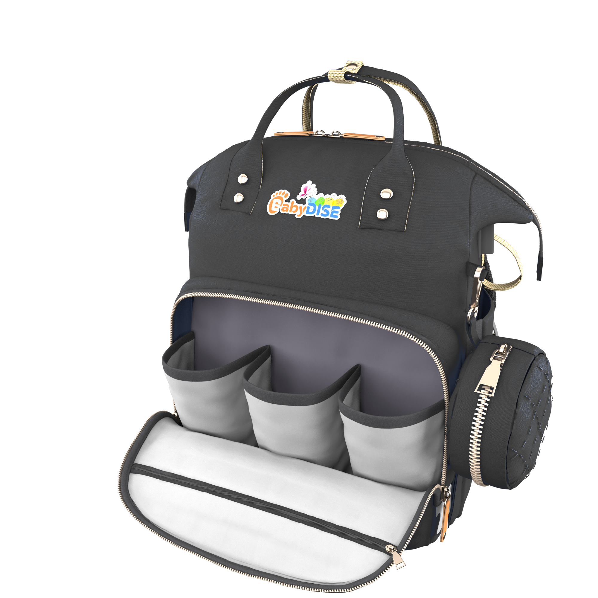 Sac à langer noir