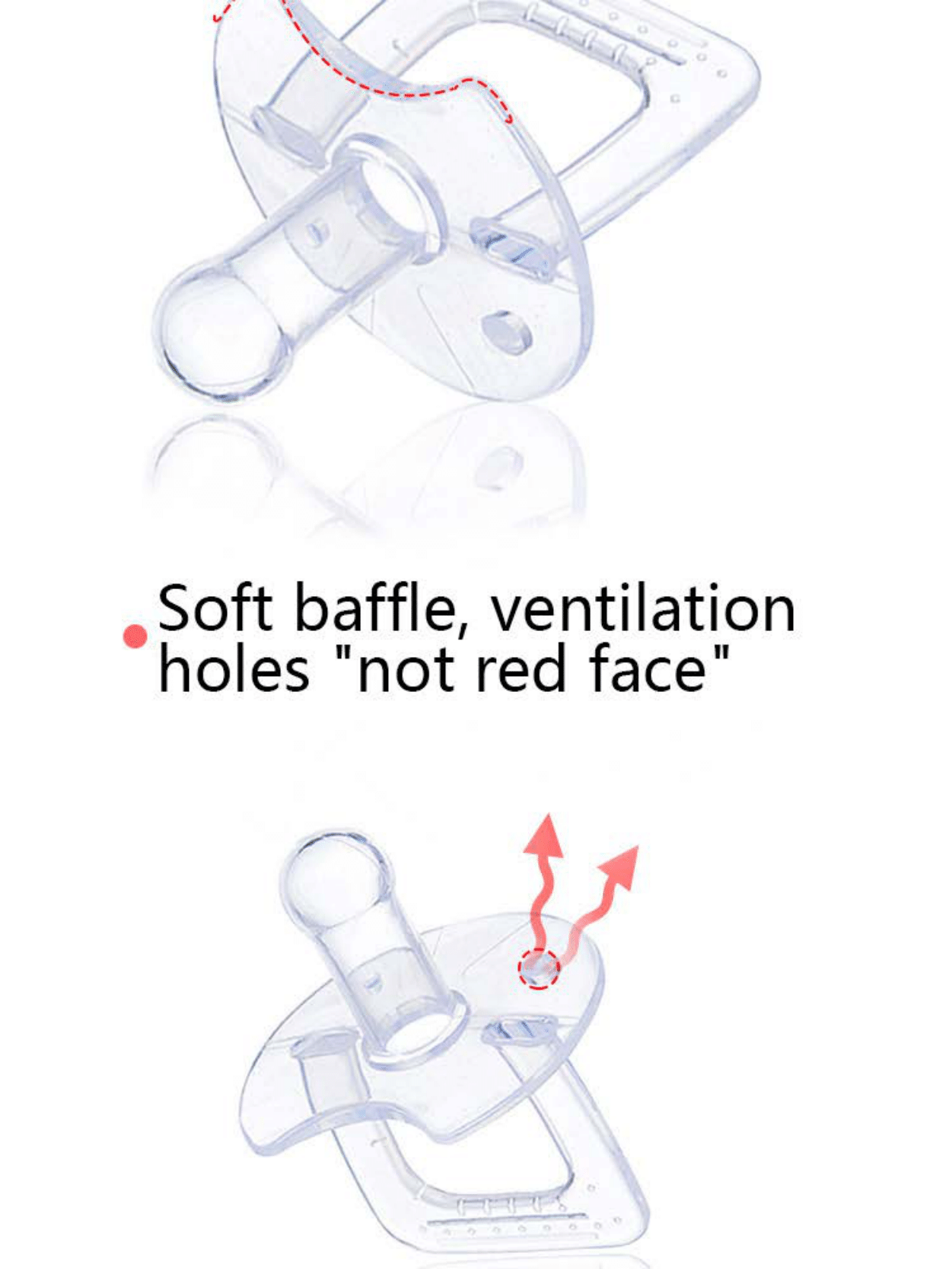 Sucette transparente pour bébé BABYDISE