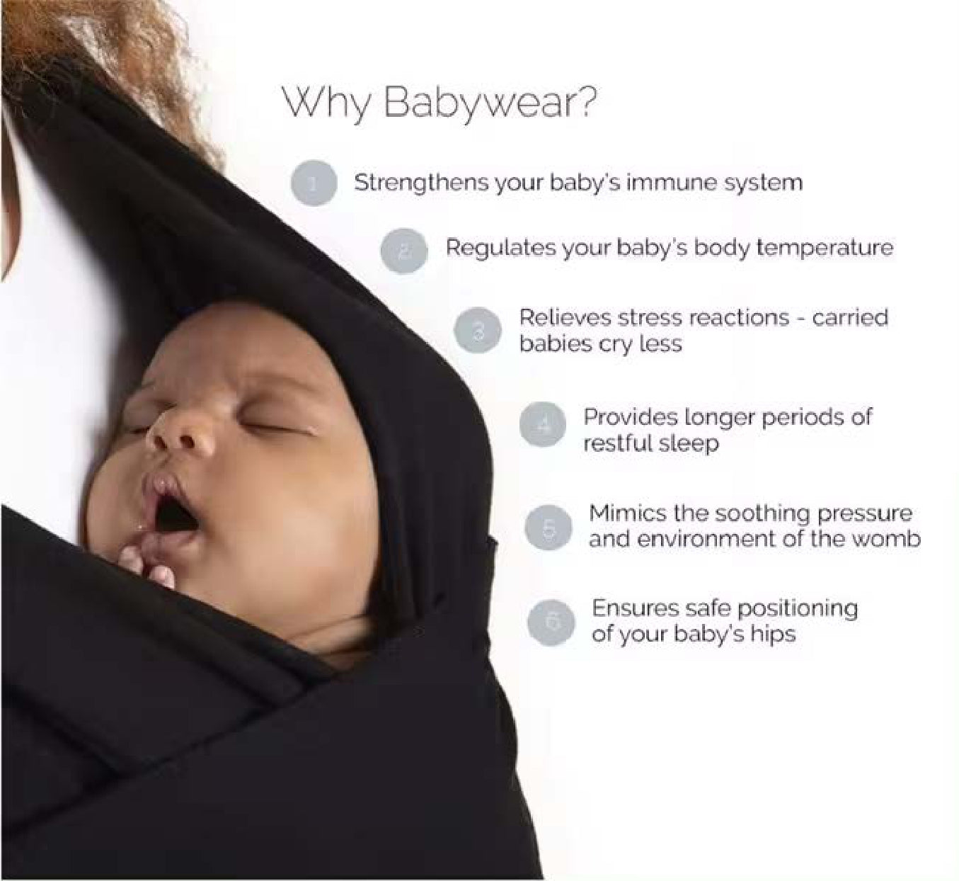 BABYDISE Baby Sling Wrap