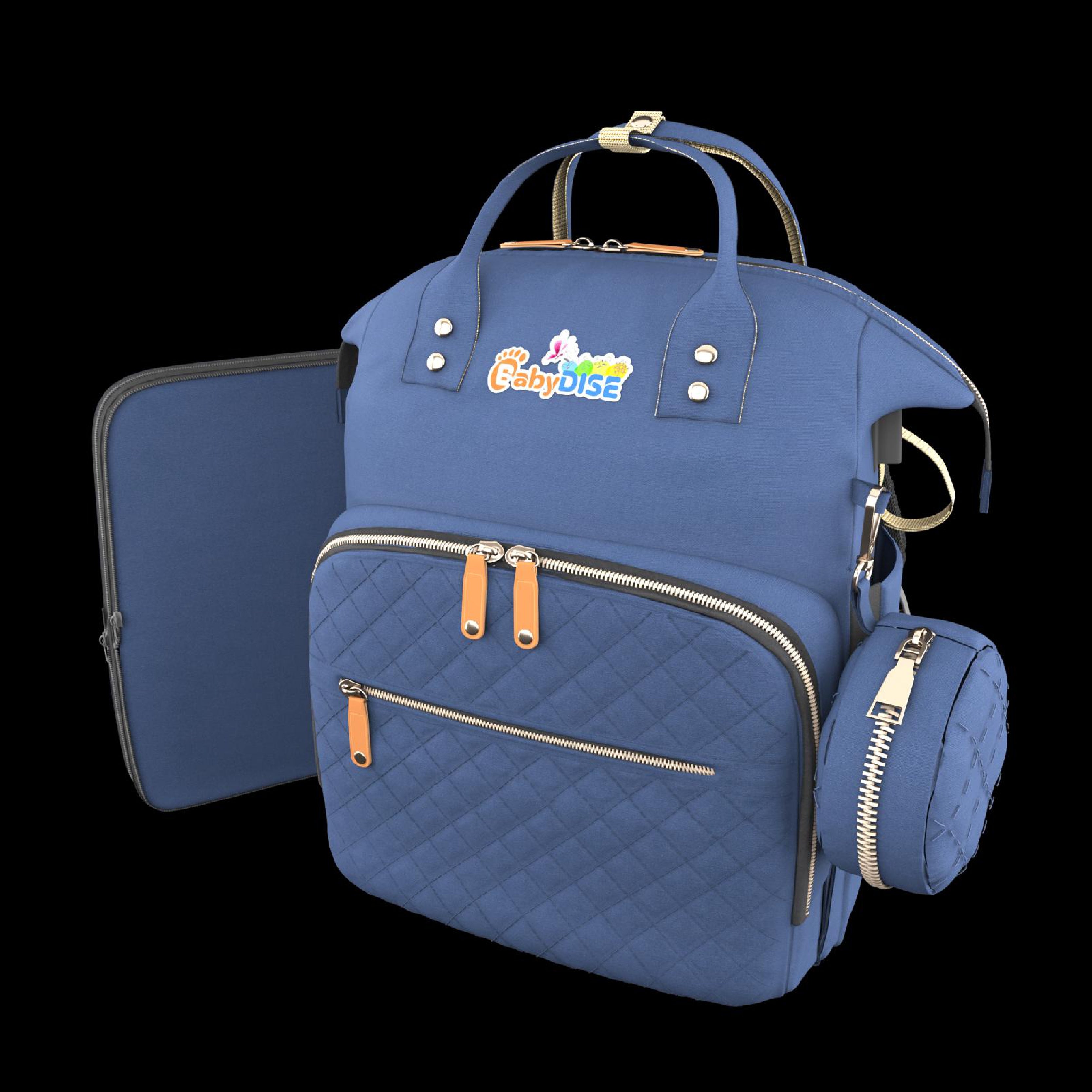 Sac à langer bleu