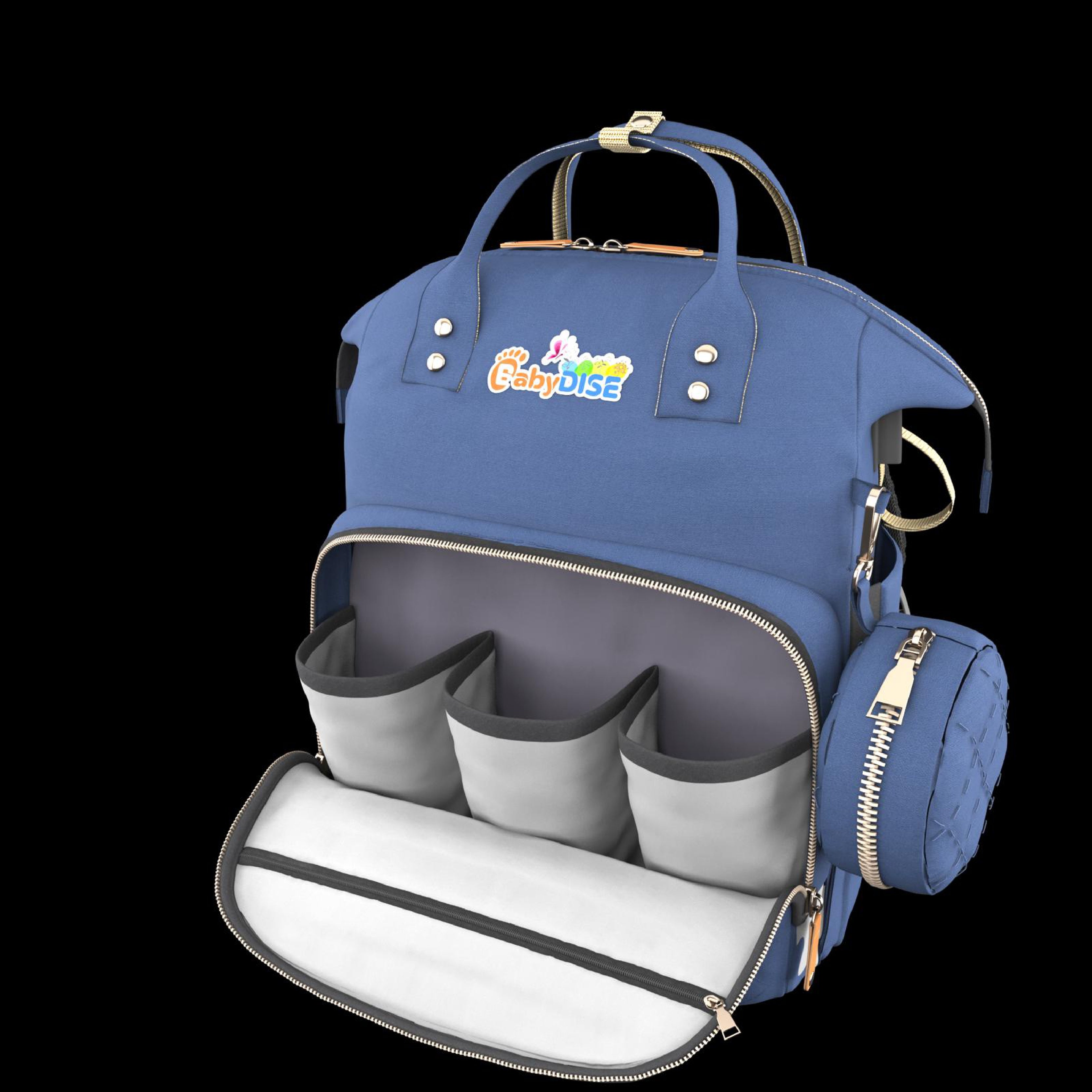 Sac à langer bleu