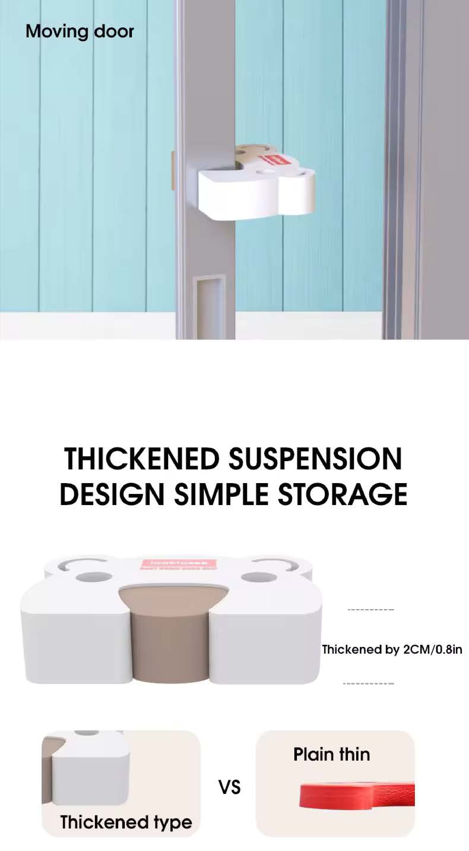 BABYDISE Sliding Door Stopper Finger Pinch Safety Guard