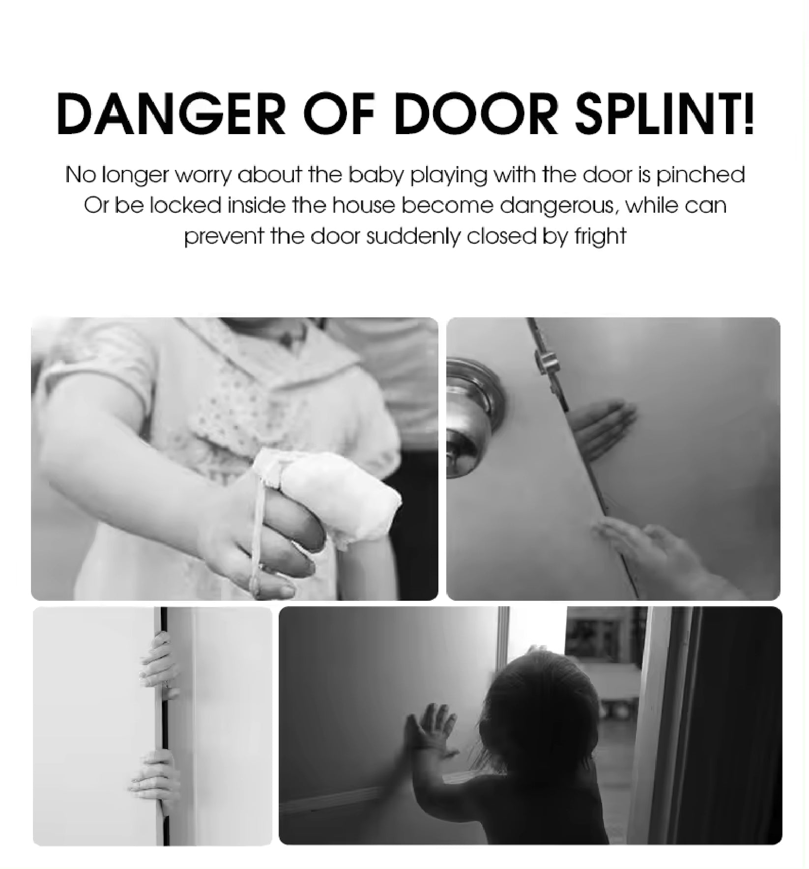 BABYDISE Sliding Door Stopper Finger Pinch Safety Guard