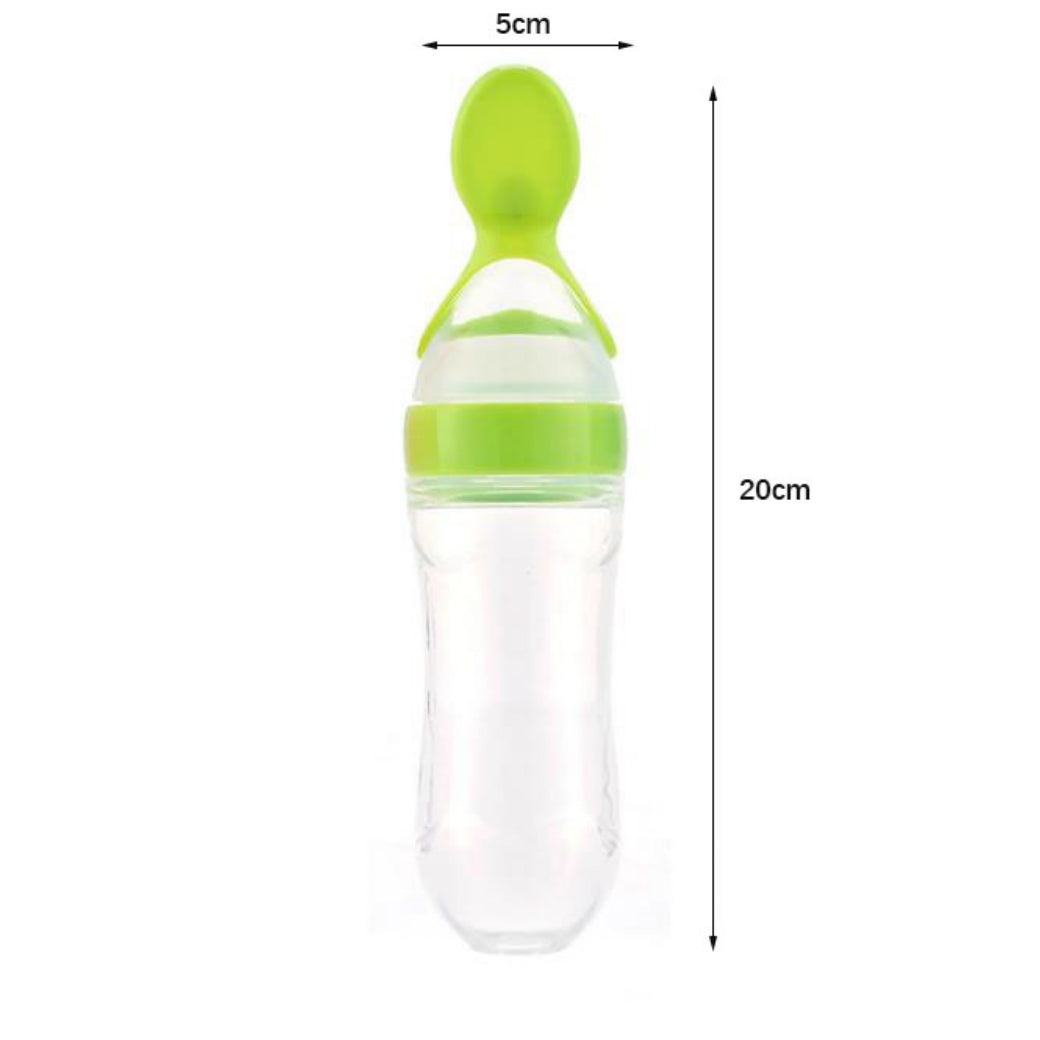 BABYDISE Distributeur d'aliments pour bébé en silicone/Cuillère distributrice d'aliments pour bébé portable