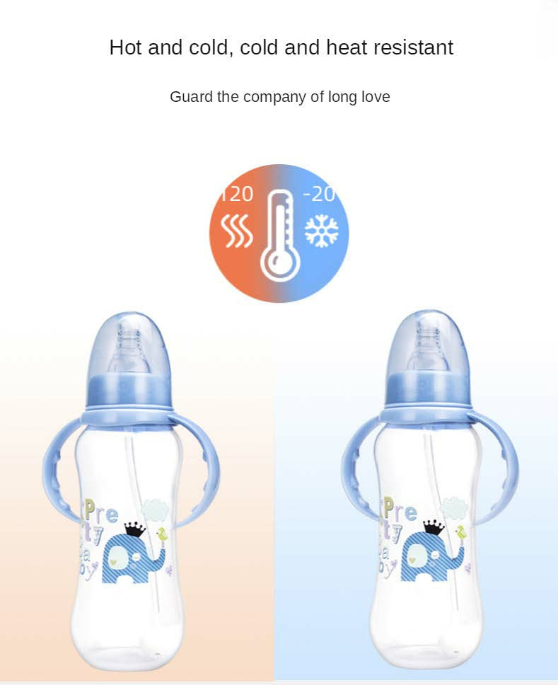 BABYDISE natural flow 280 ml milk bottle with handles