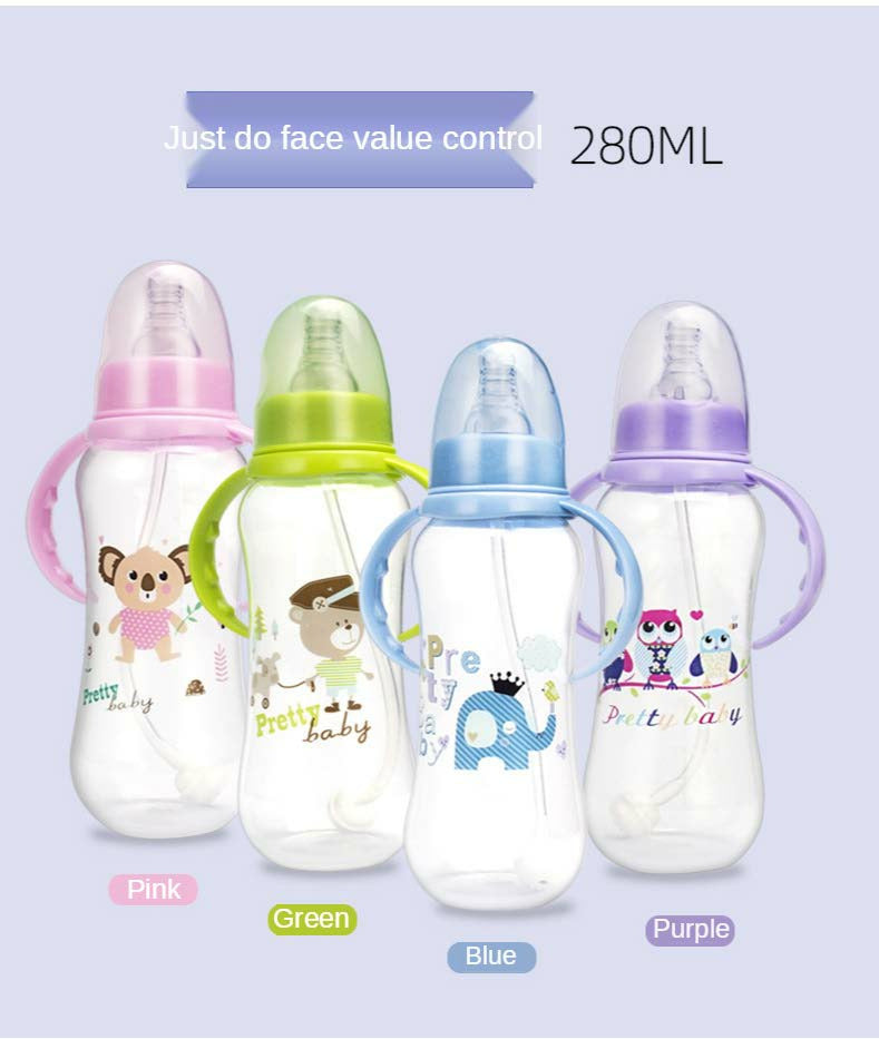 BABYDISE natural flow 280 ml milk bottle with handles
