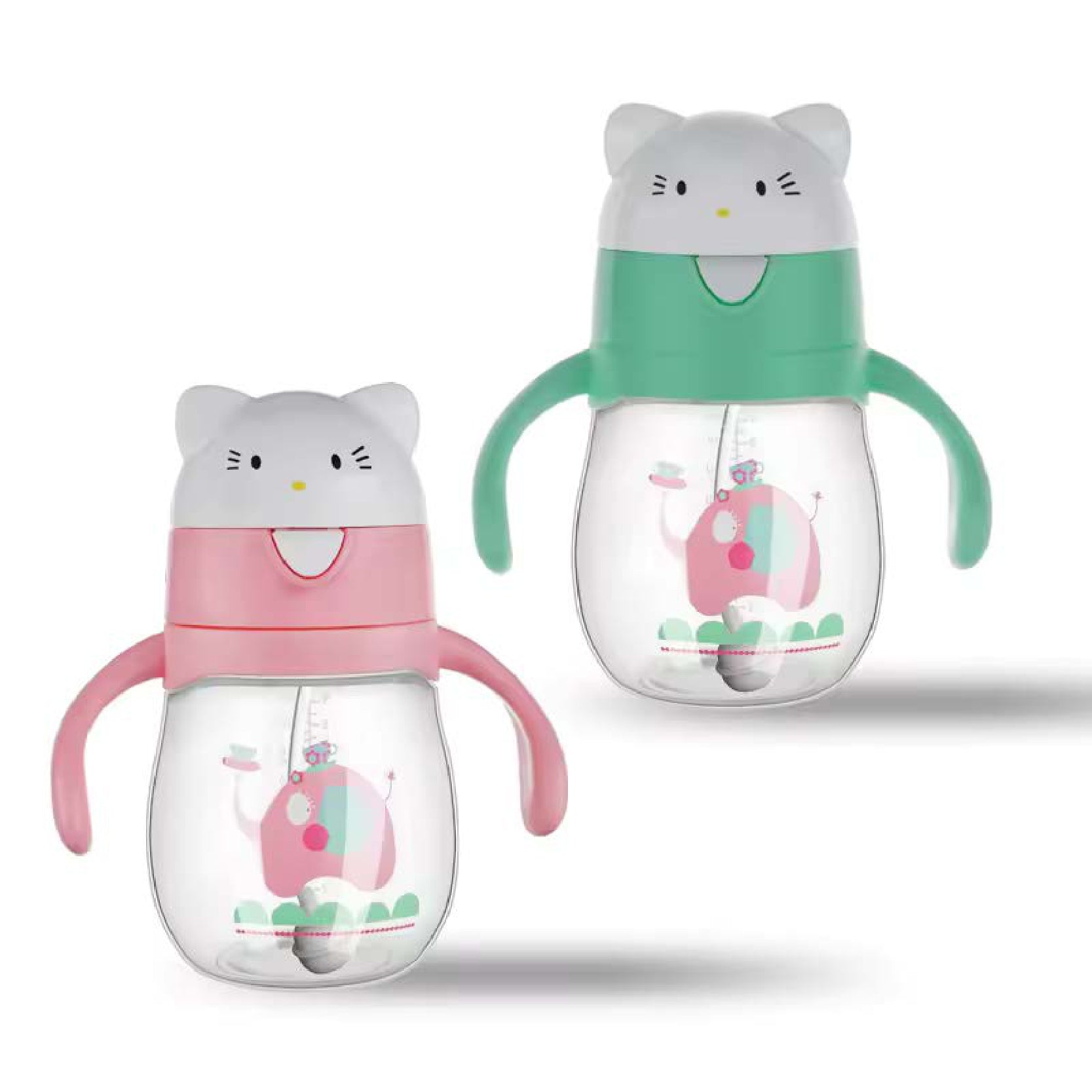 BABYDISE Space Bear Straw Bottle