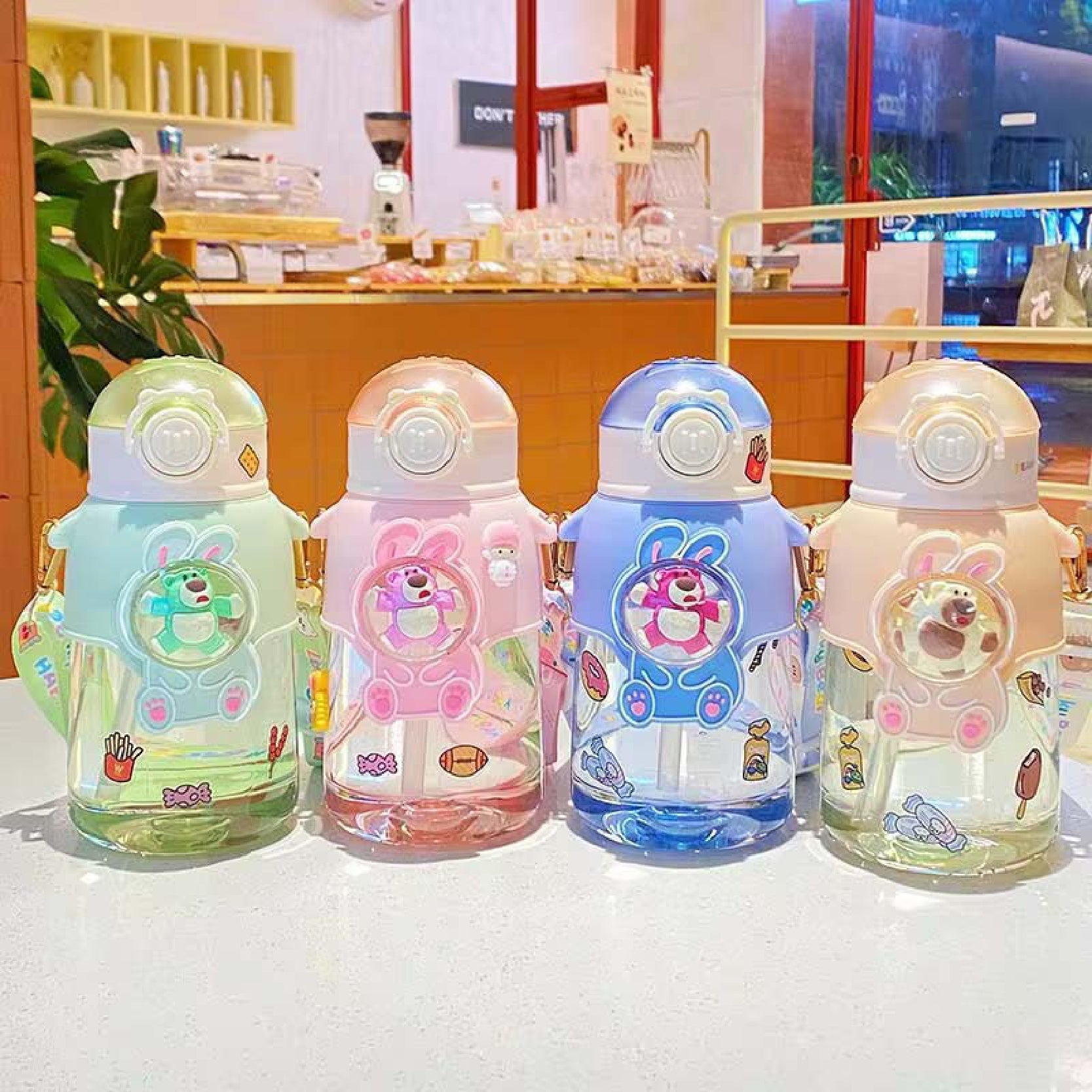 BABYDISE Kawaii Straw Bottle
